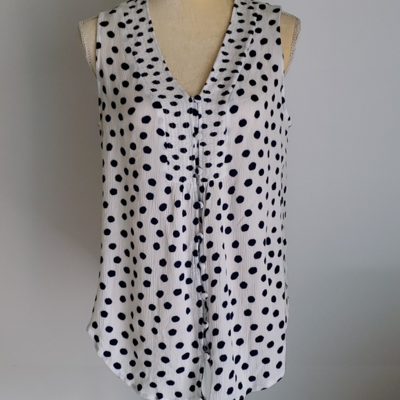Tops - Liz Claiborne Polka Dot Blouse